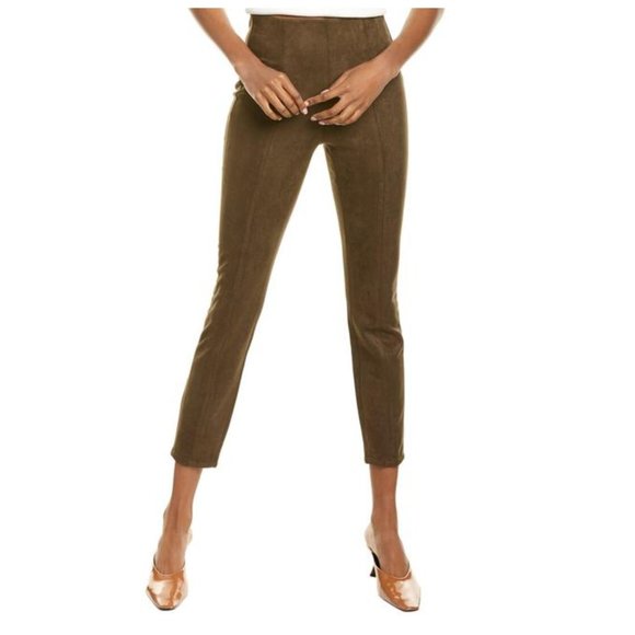 NWT BlankNYC Into The Forest  High Rise Back Zipper Leggings Suede 25 - Picture 1 of 8